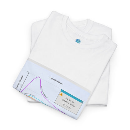 Valentine's Dopamine Chart Unisex Tee - Laptop design