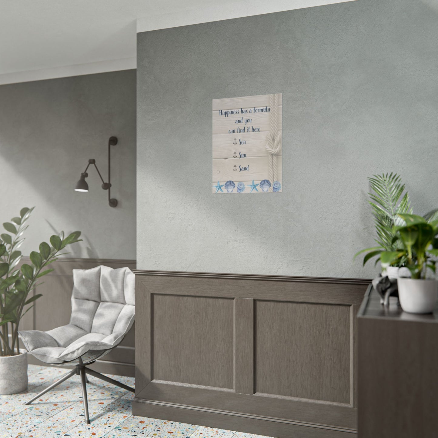 Beach House Decor Happiness Formula - Father's Day Gifts