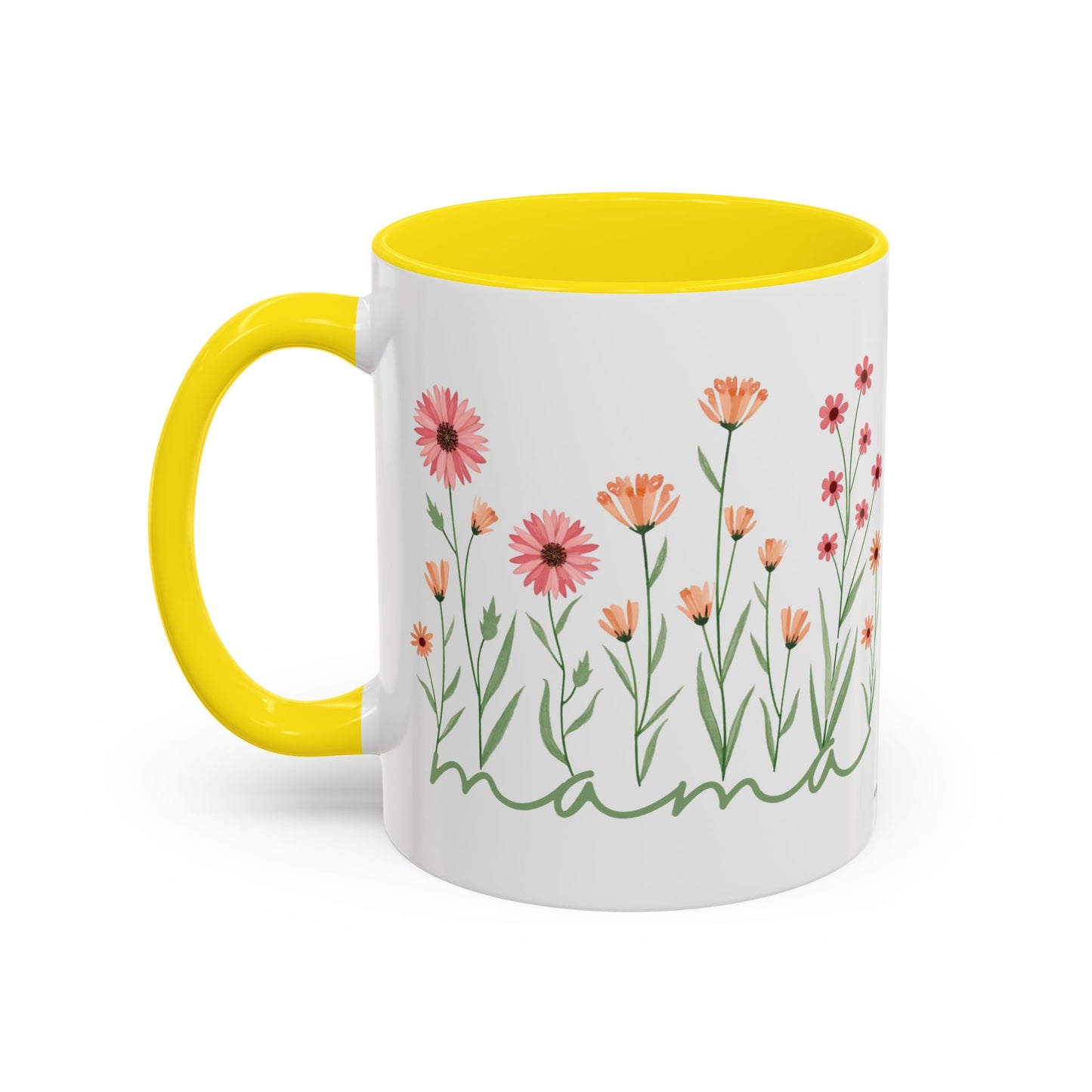 Coffee Mug Minimalist Flowers Mother's Day Gift