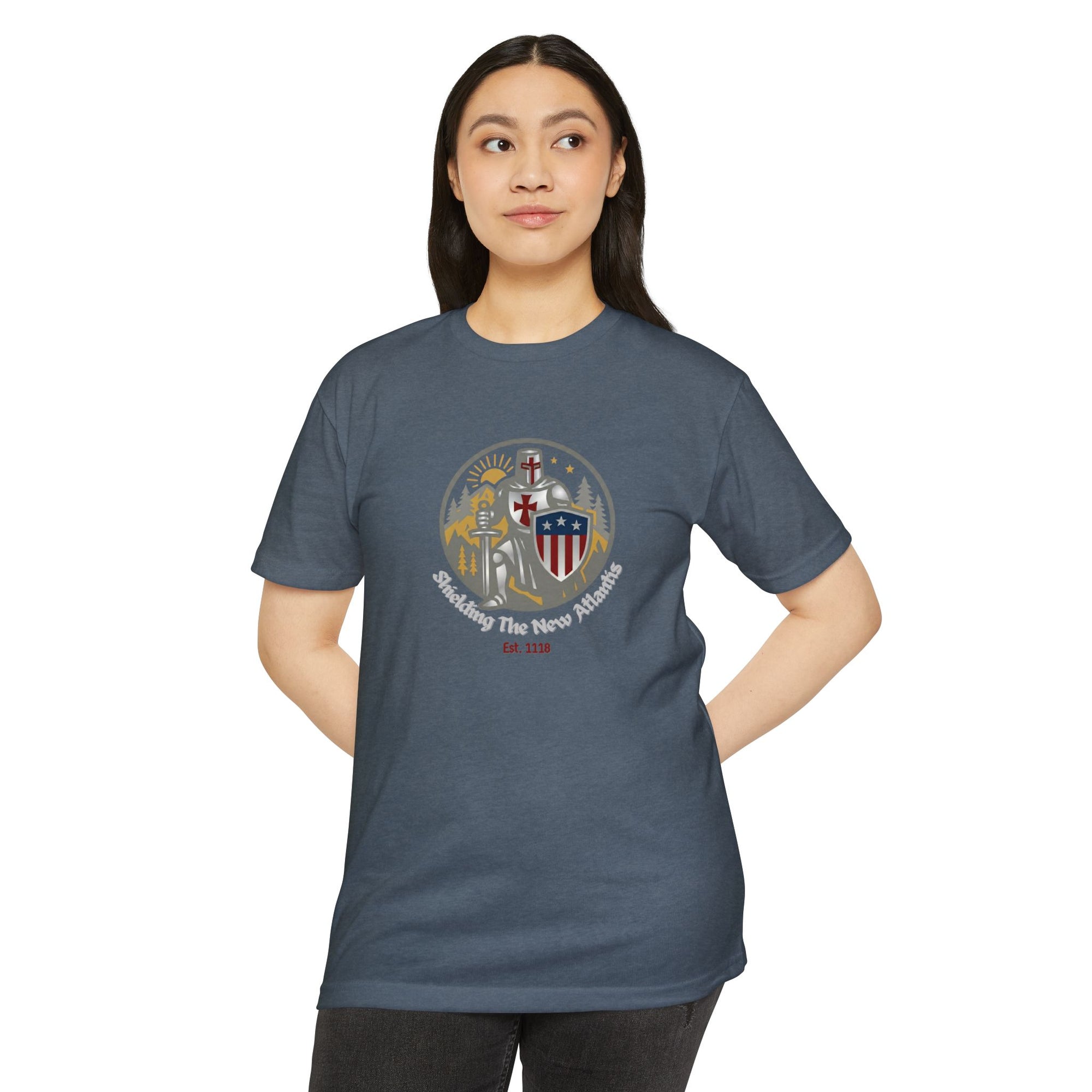 Shielding Templars T-Shirt - Guardians of New Atlantis