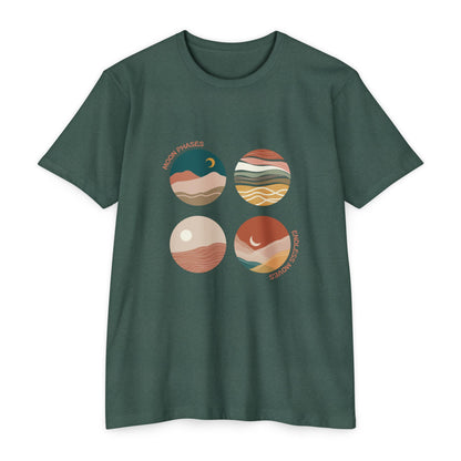 Moon Phases T-Shirt – Celestial Design for Astrology Lovers