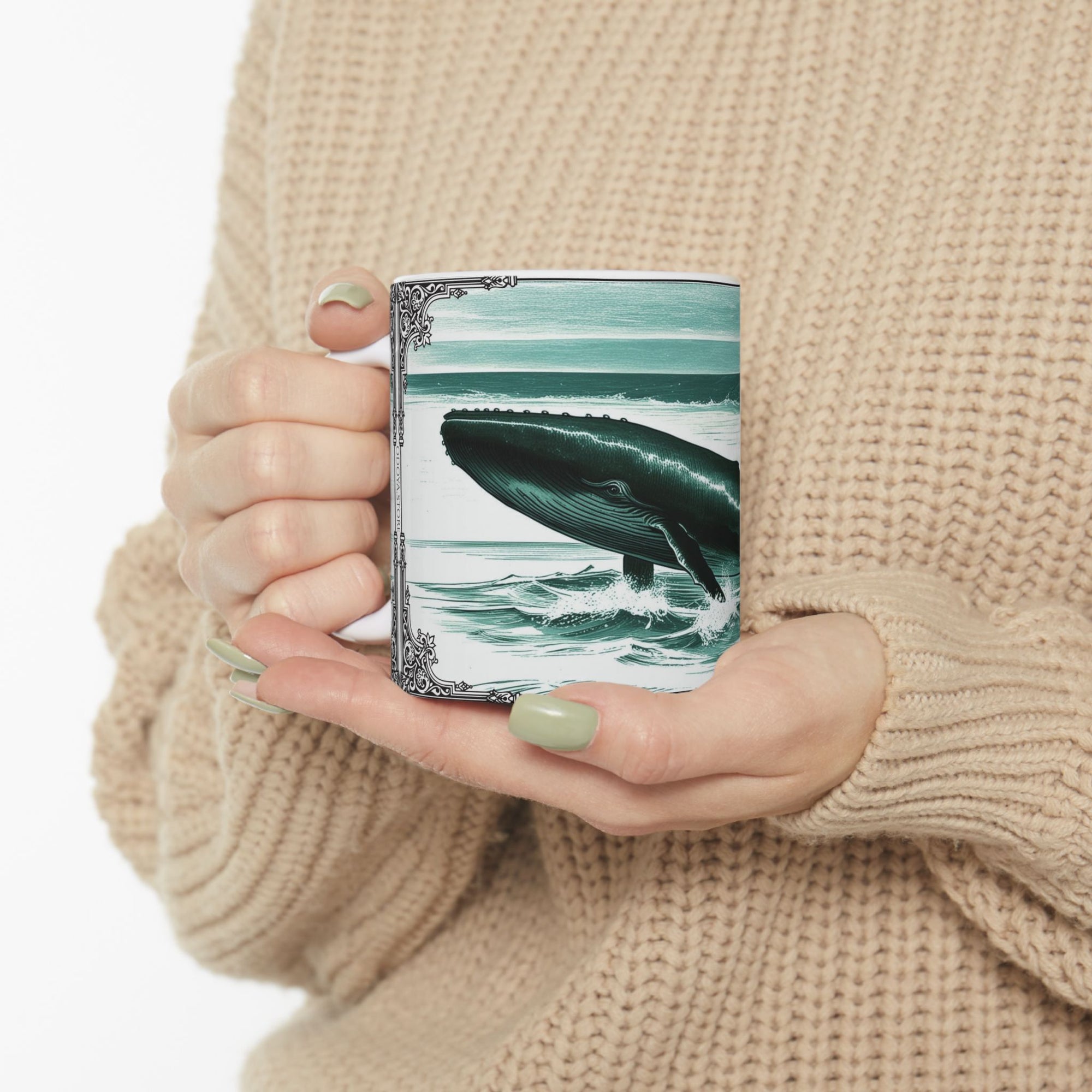 Whale Ceramic Mug - Summer Decoration - Father's Day Gift Idea