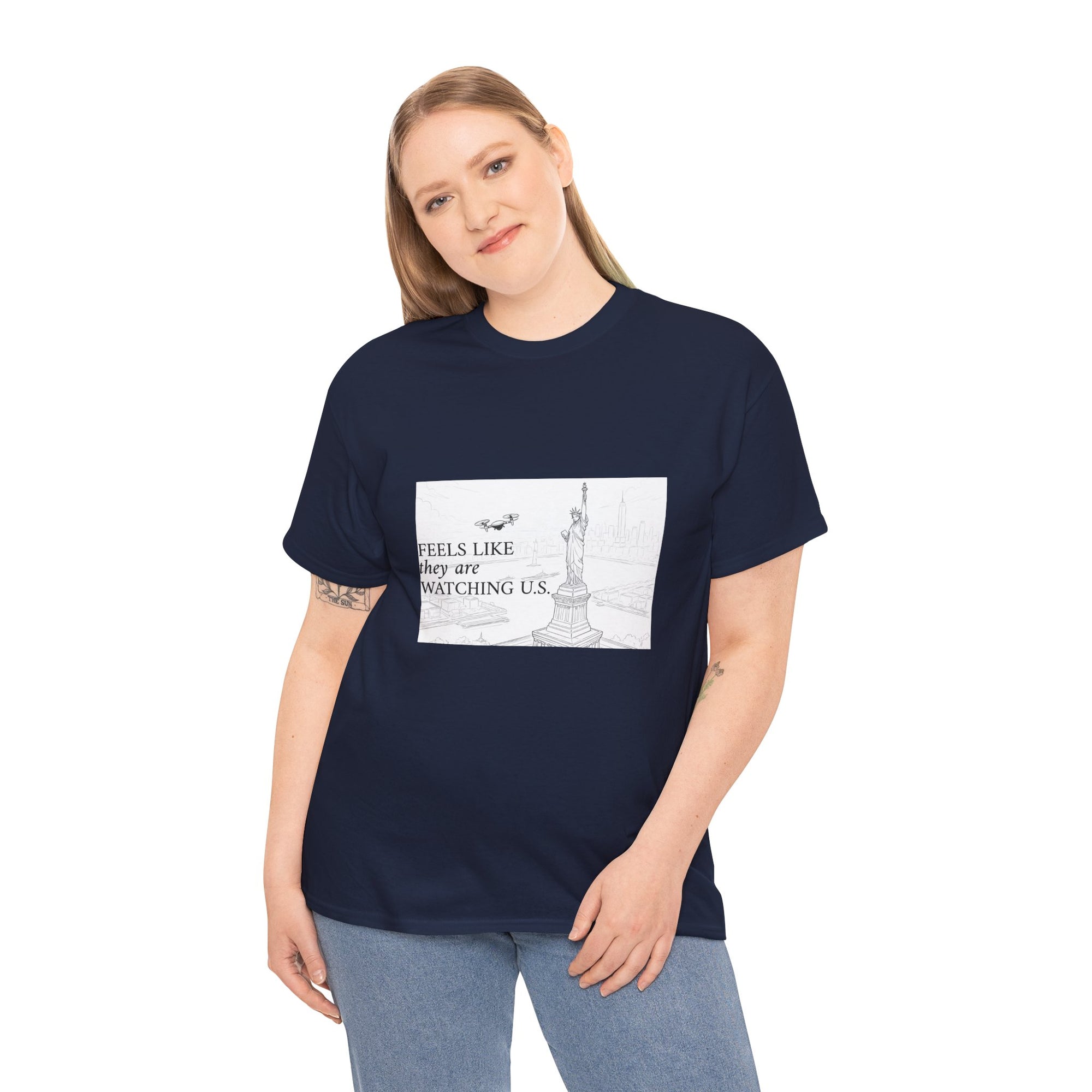 Feels Like They Are Watching US - Drones over NYC T-shirt