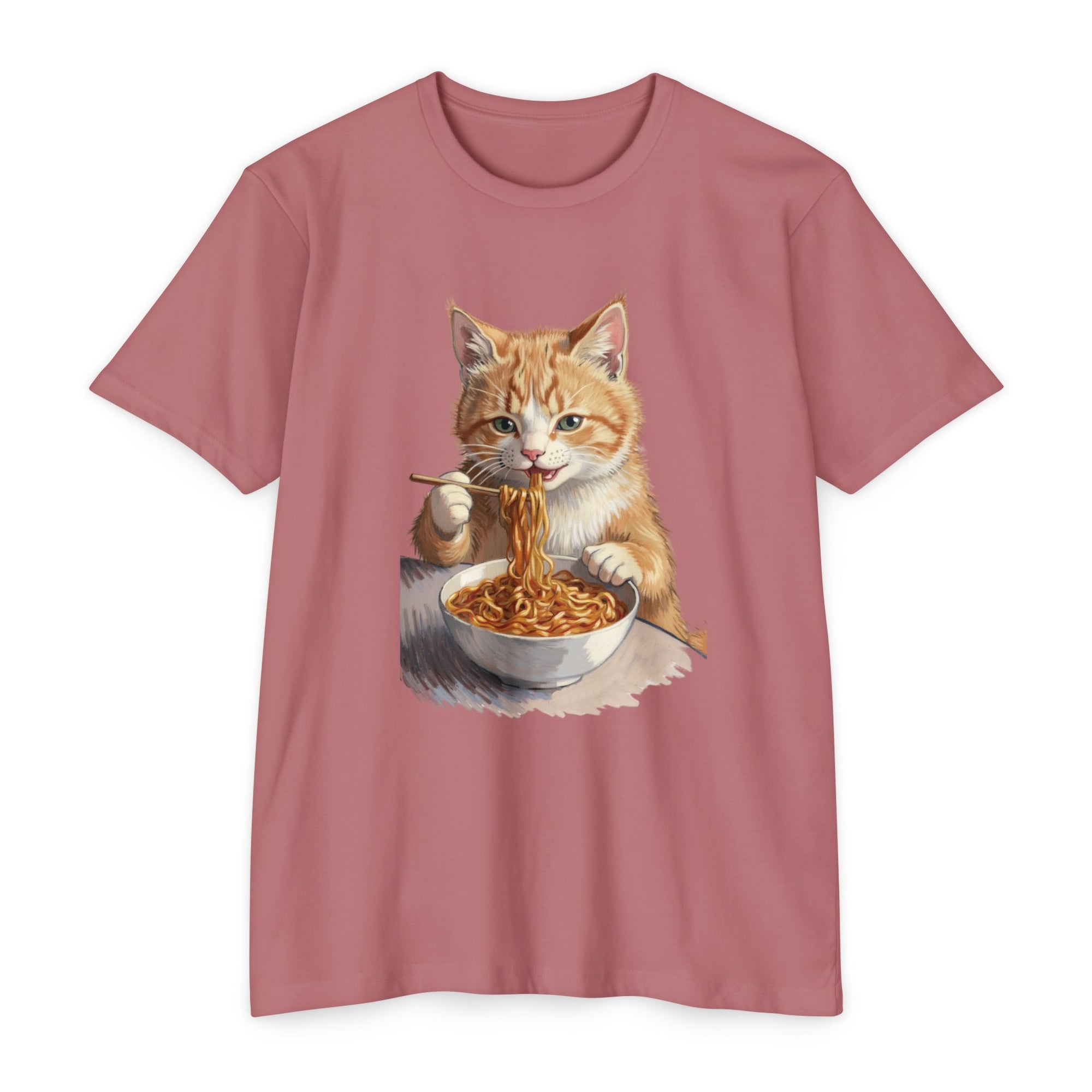 Noodle Cat T-Shirt – Retro Ramen