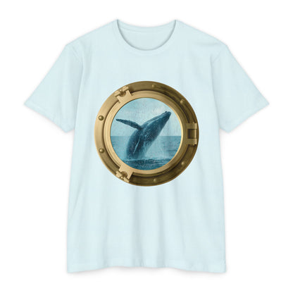 Whale Breaching T-Shirt – Minimal Ocean Design for Nature Lovers