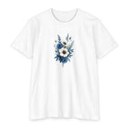 Blue Cosmic Flowers T-shirt
