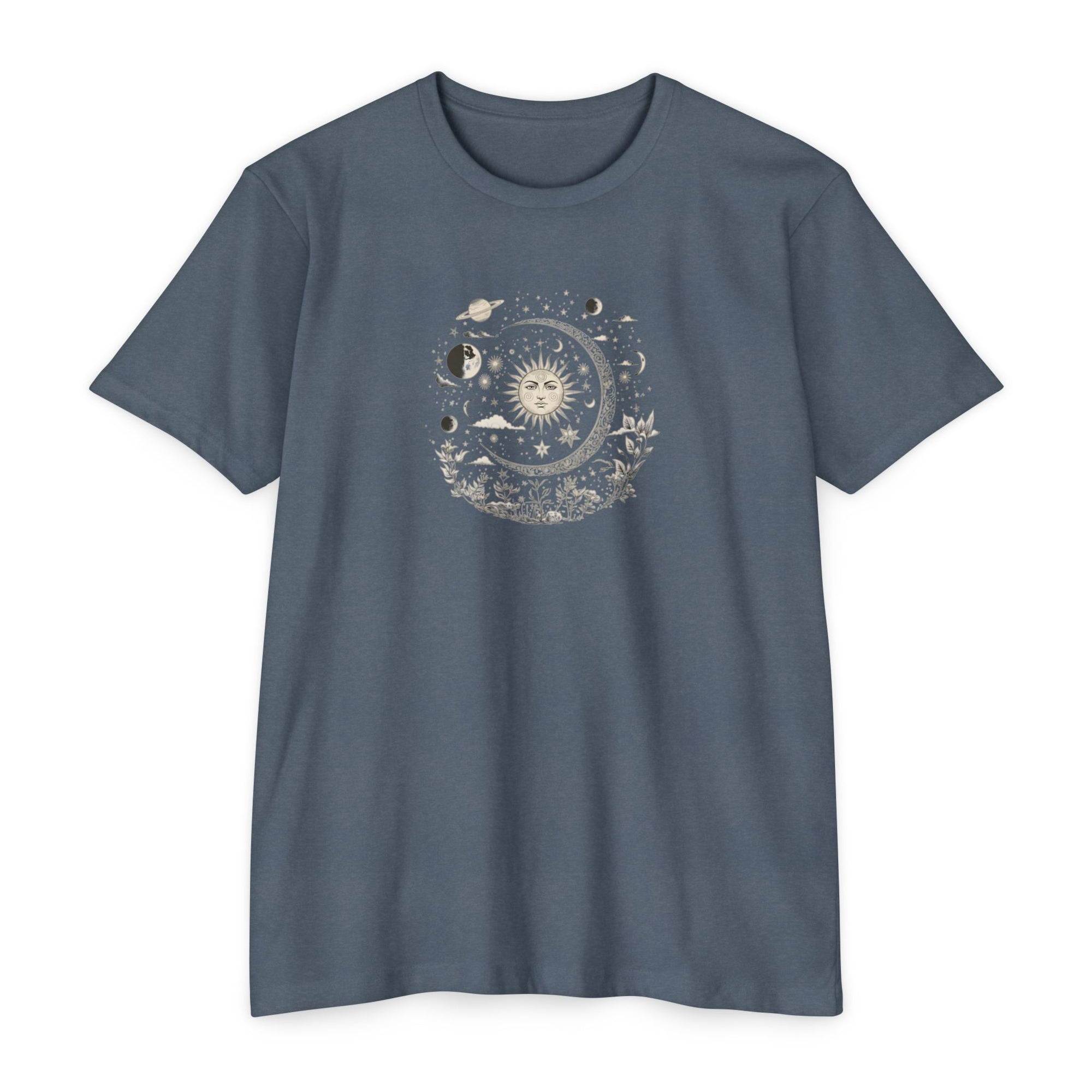 Mystic Sun & Moon Celestial Astrology T-Shirt