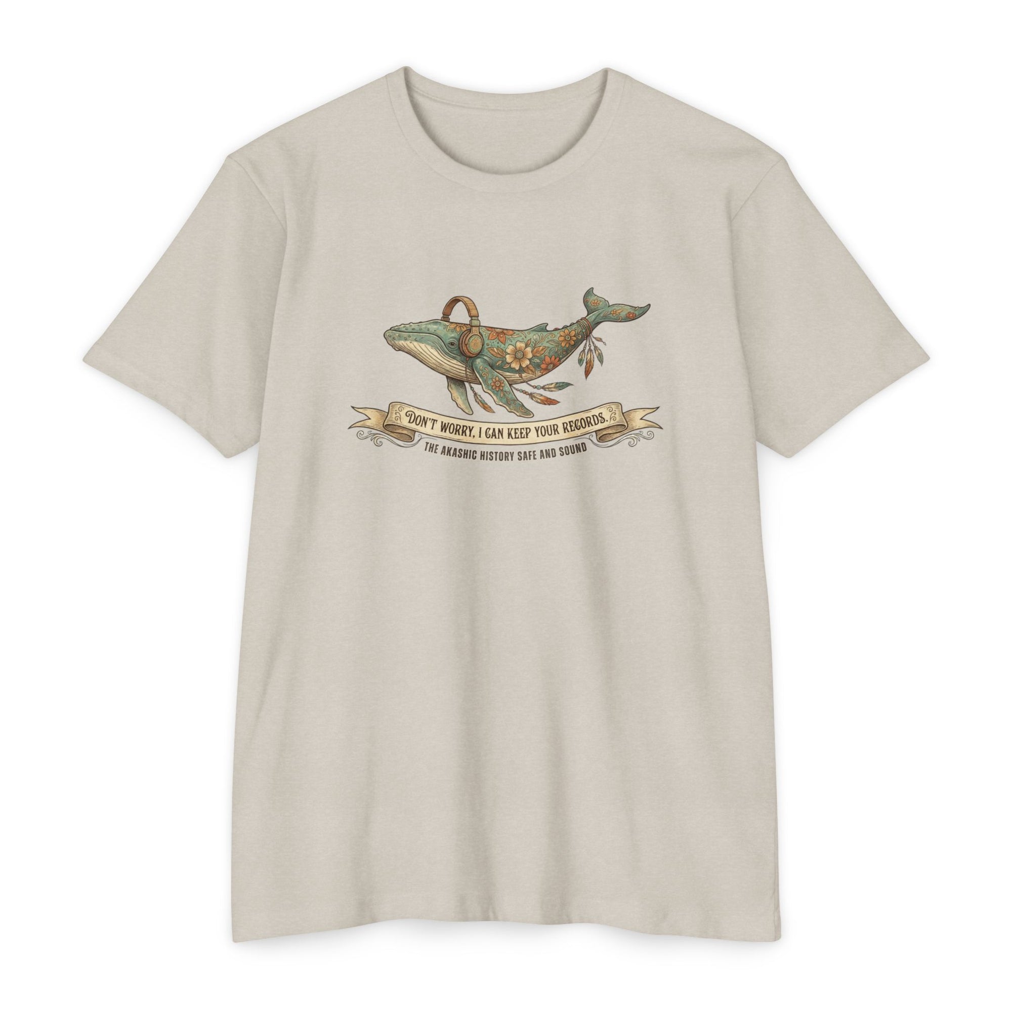 Mystical Whale Shirt, The Akashic Record Keeper, Vintage Boho Animal and Ocean Lover Tee