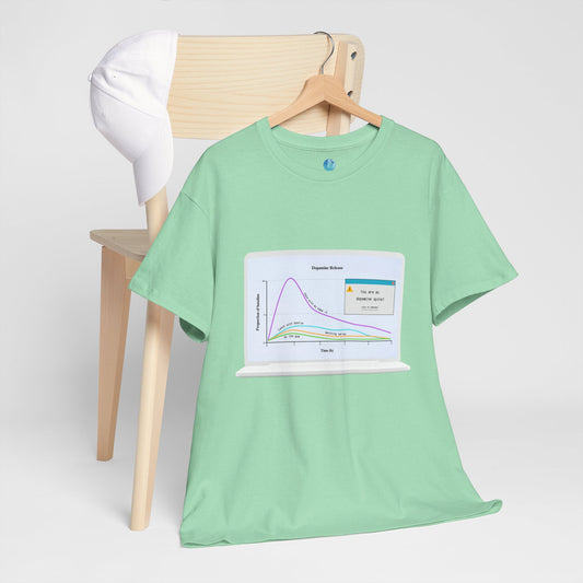 Valentine's Dopamine Chart Unisex Tee - Laptop design