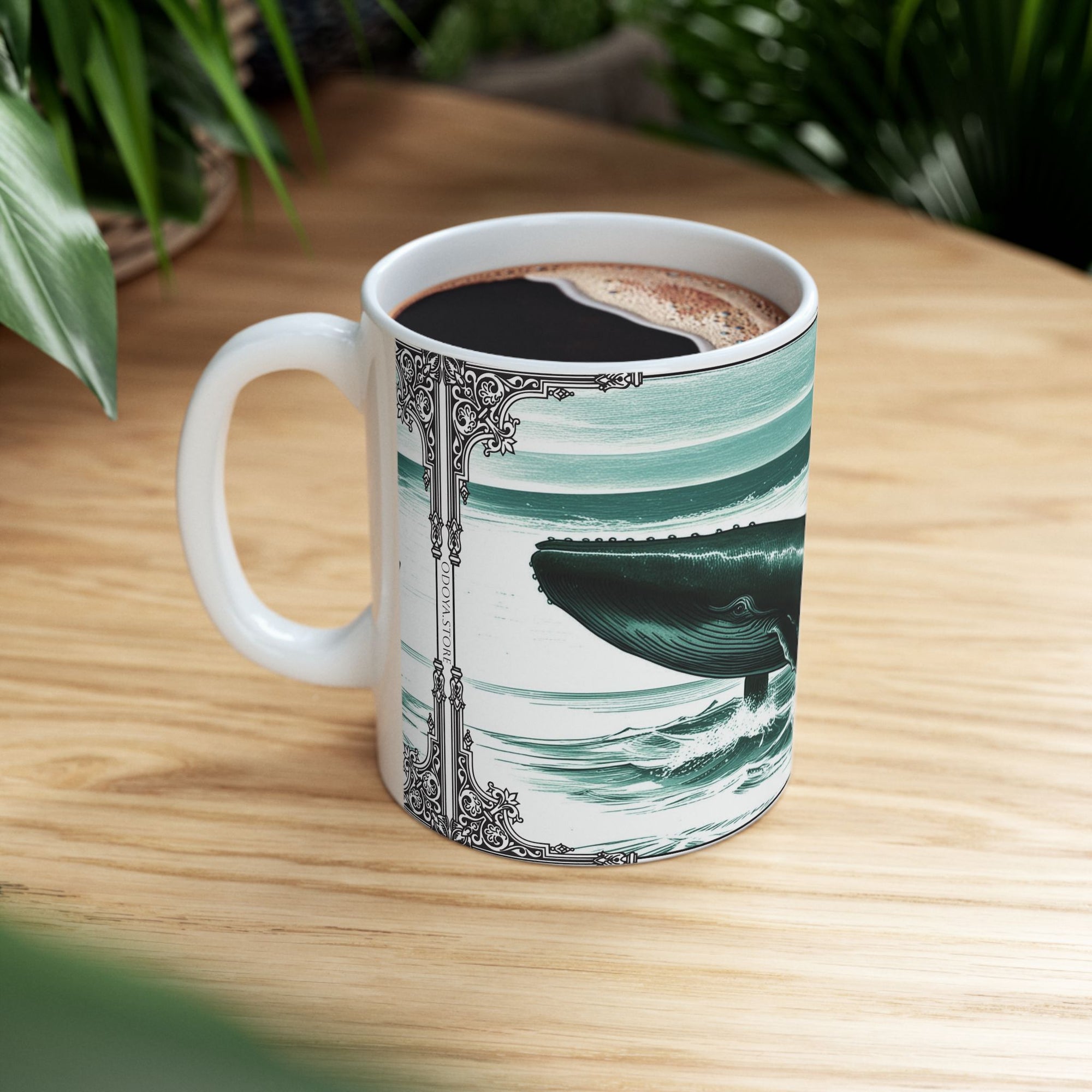 Whale Ceramic Mug - Summer Decoration - Father's Day Gift Idea