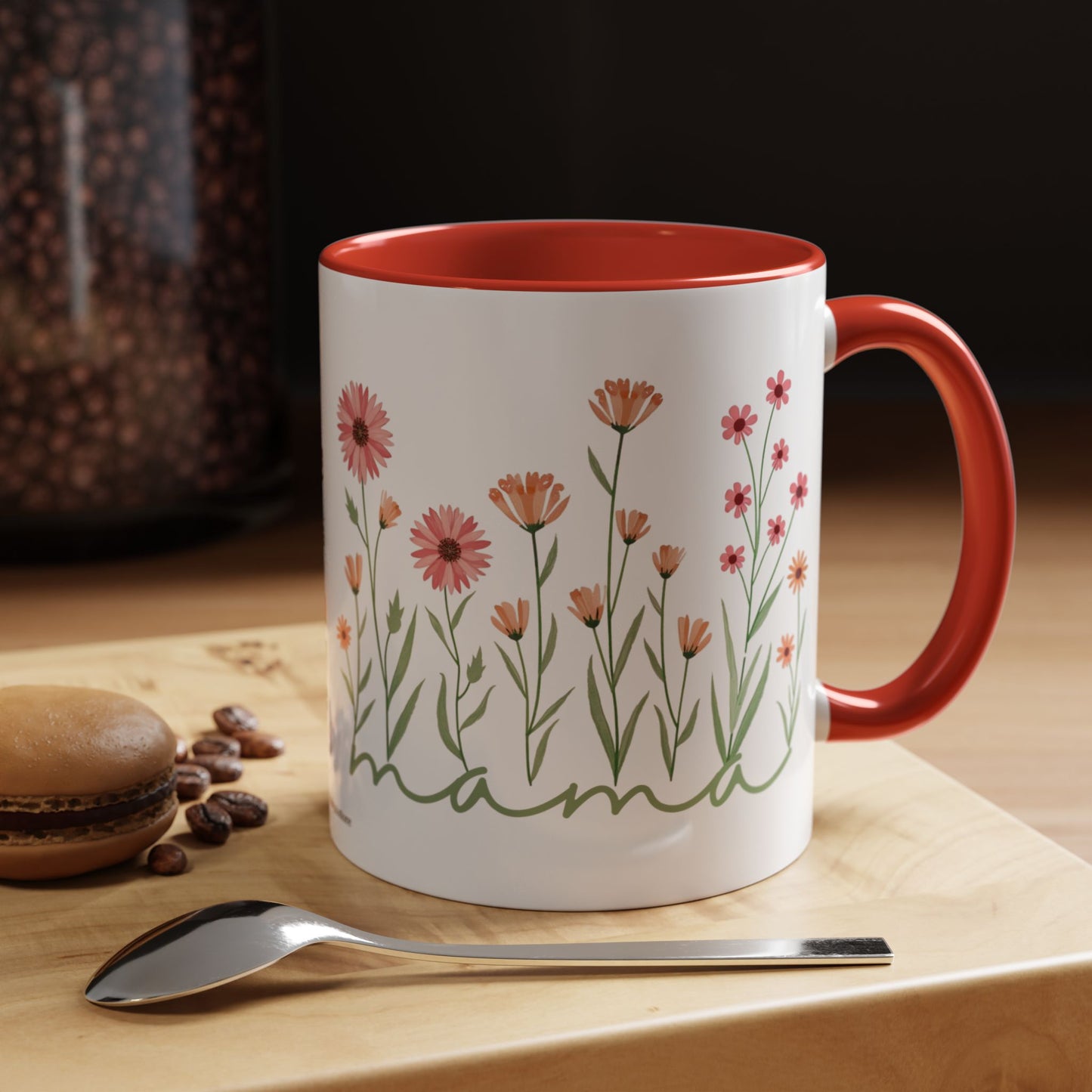 Coffee Mug Minimalist Flowers Mother's Day Gift