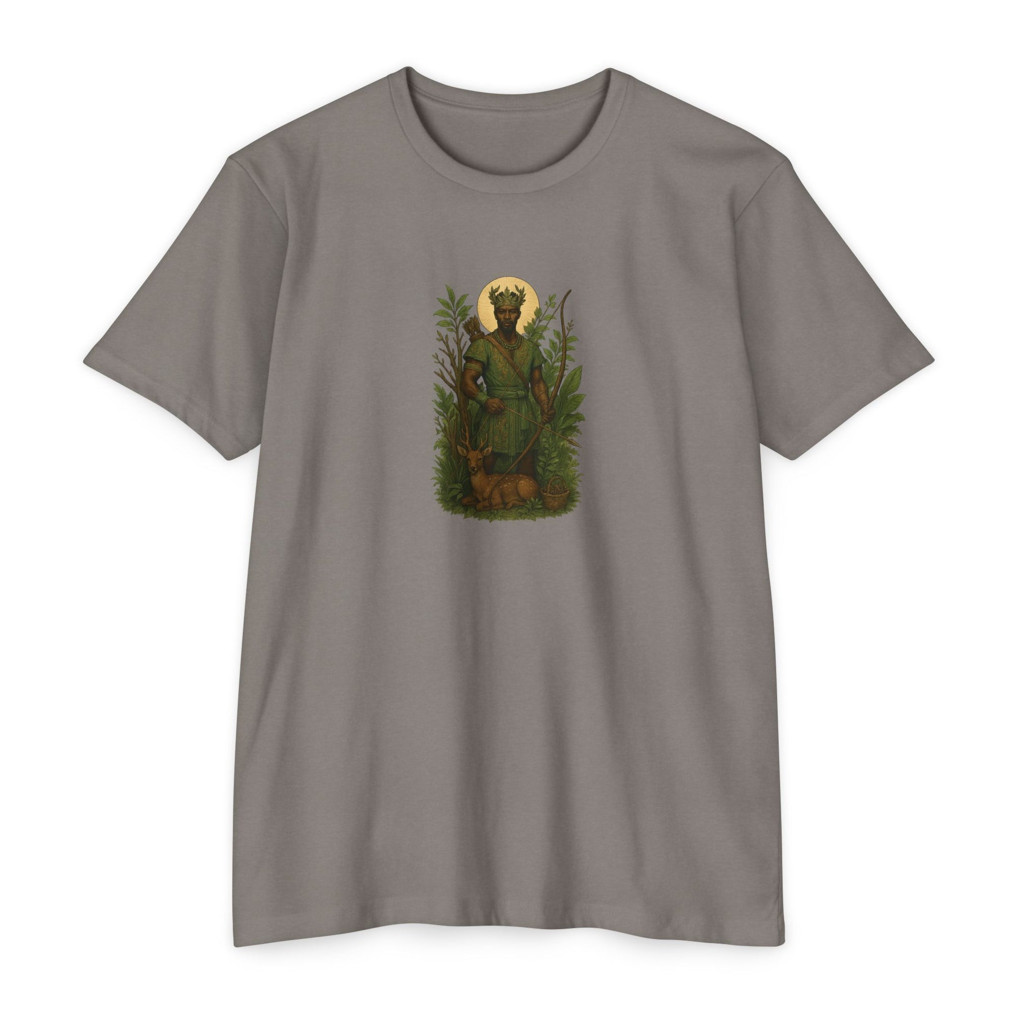 The Forest Spirit - Oshosi Orisha African Spirituality T-shirt
