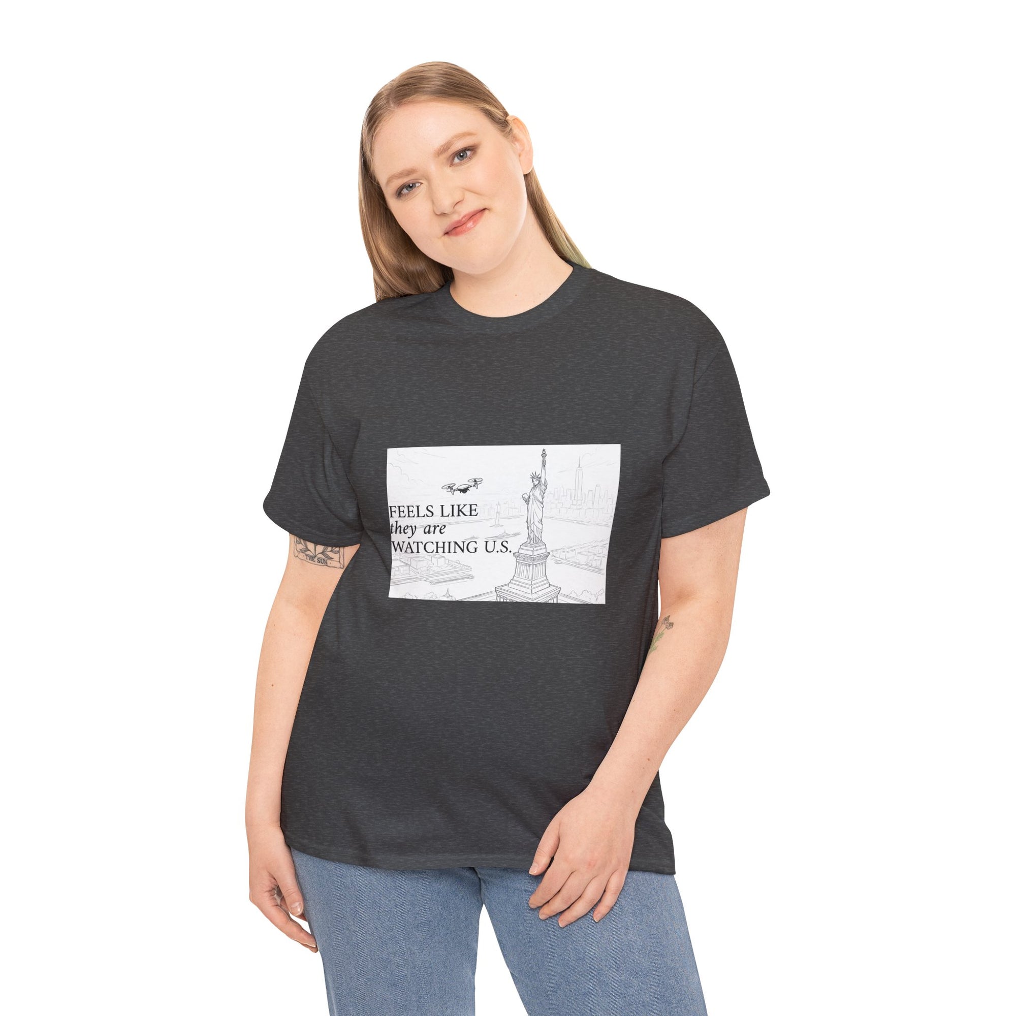 Feels Like They Are Watching US - Drones over NYC T-shirt