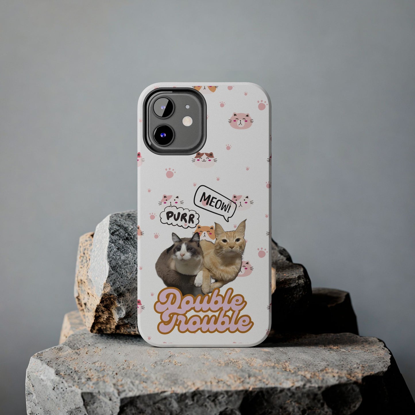 Phone Cases - Cat lovers - White Design