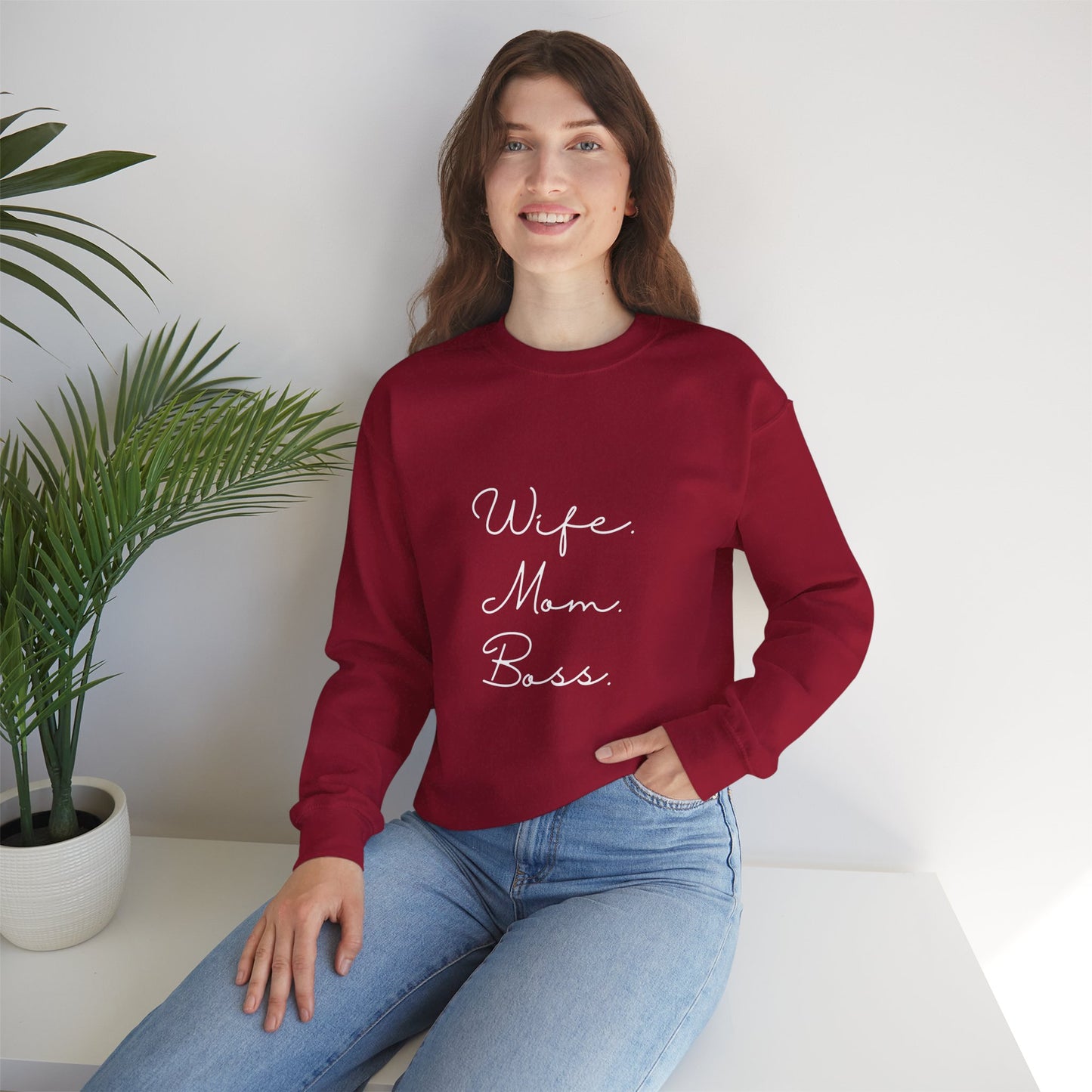 Wife Mom Boss Sweatshirt - Mother's Day Gift