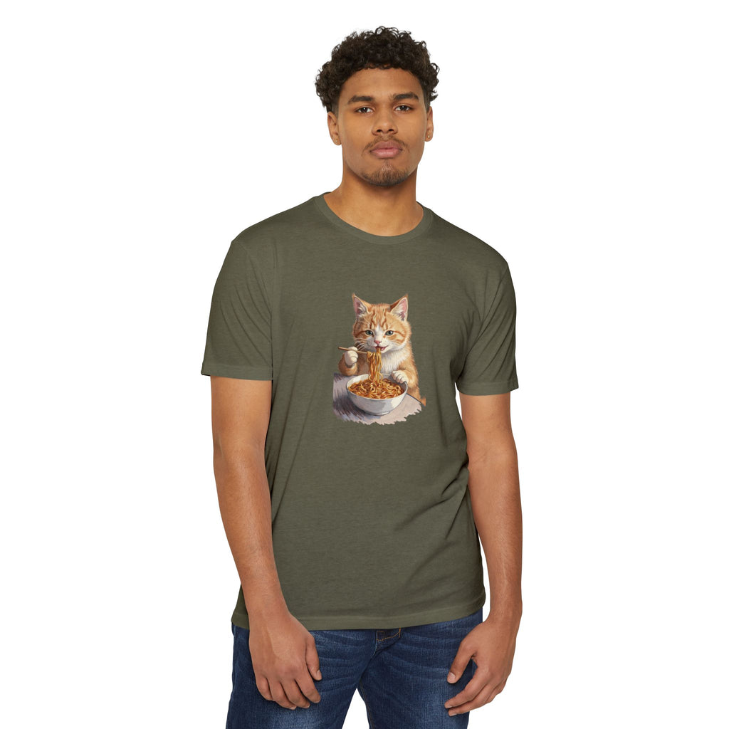 Alien Cat Noodle T-Shirt – Retro Ramen