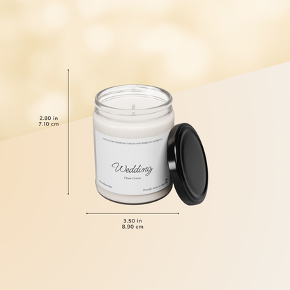 'Premium Wedding' - Scented soy wax candle