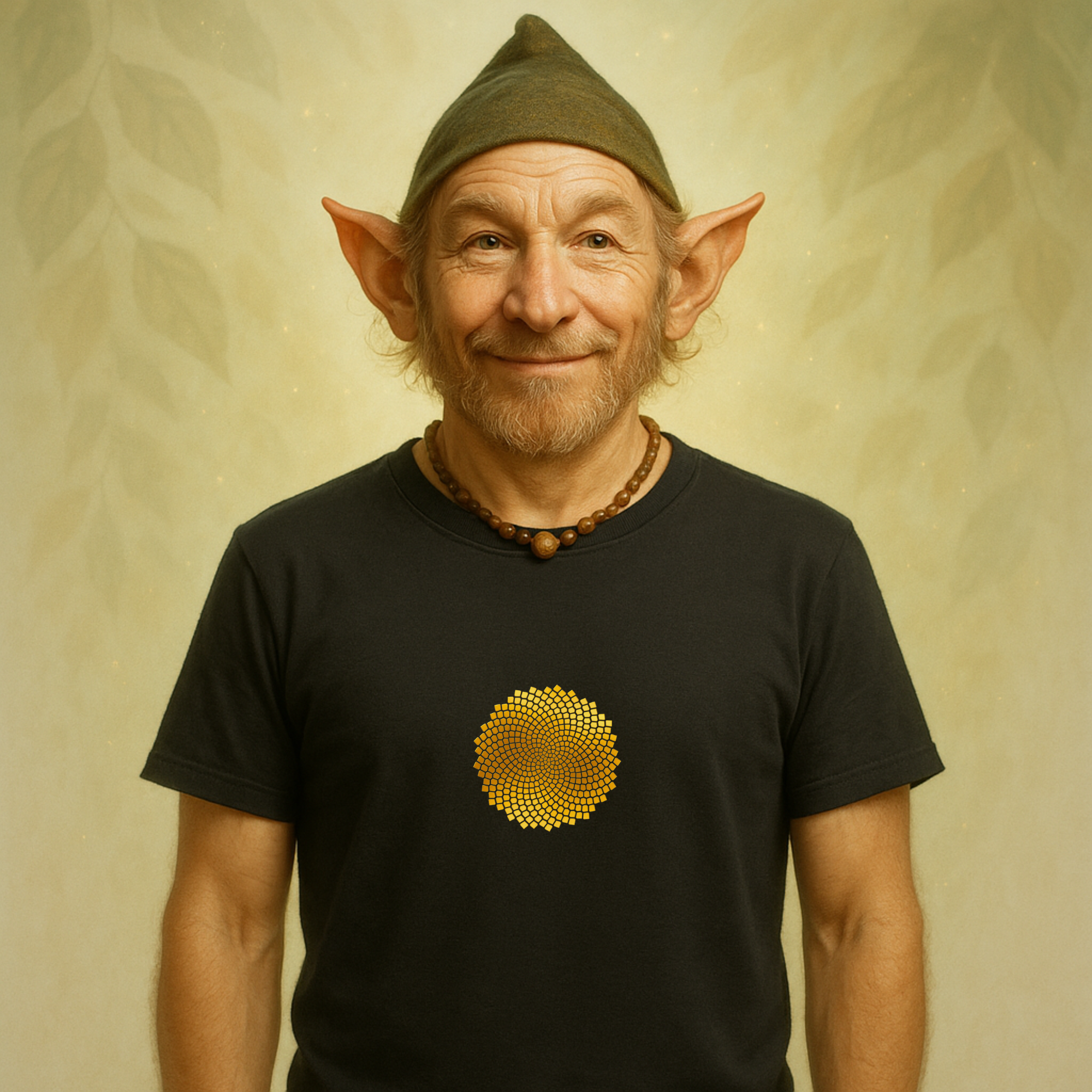 Sunflower Seeds Fibonacci Spirals T-Shirt