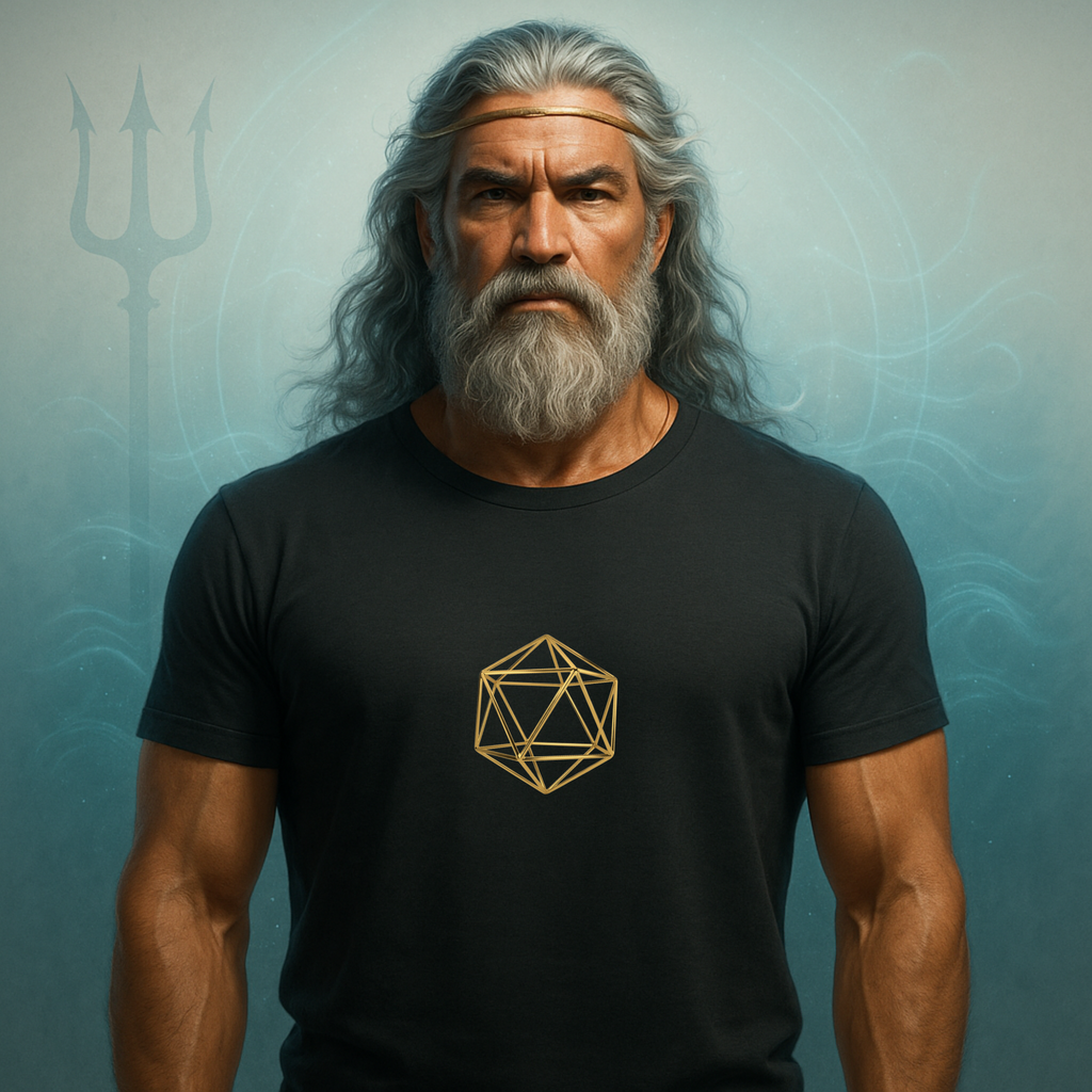 Icosahedron - Element of Water T-Shirt