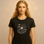 Mystic Sun & Moon Celestial Astrology T-Shirt