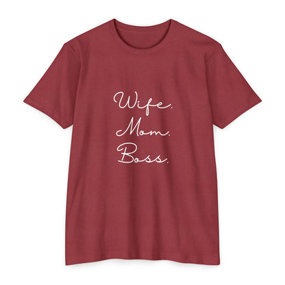 Wife Mom Boss T-Shirt – Bold Mother’s Day Gift for Empowered Women