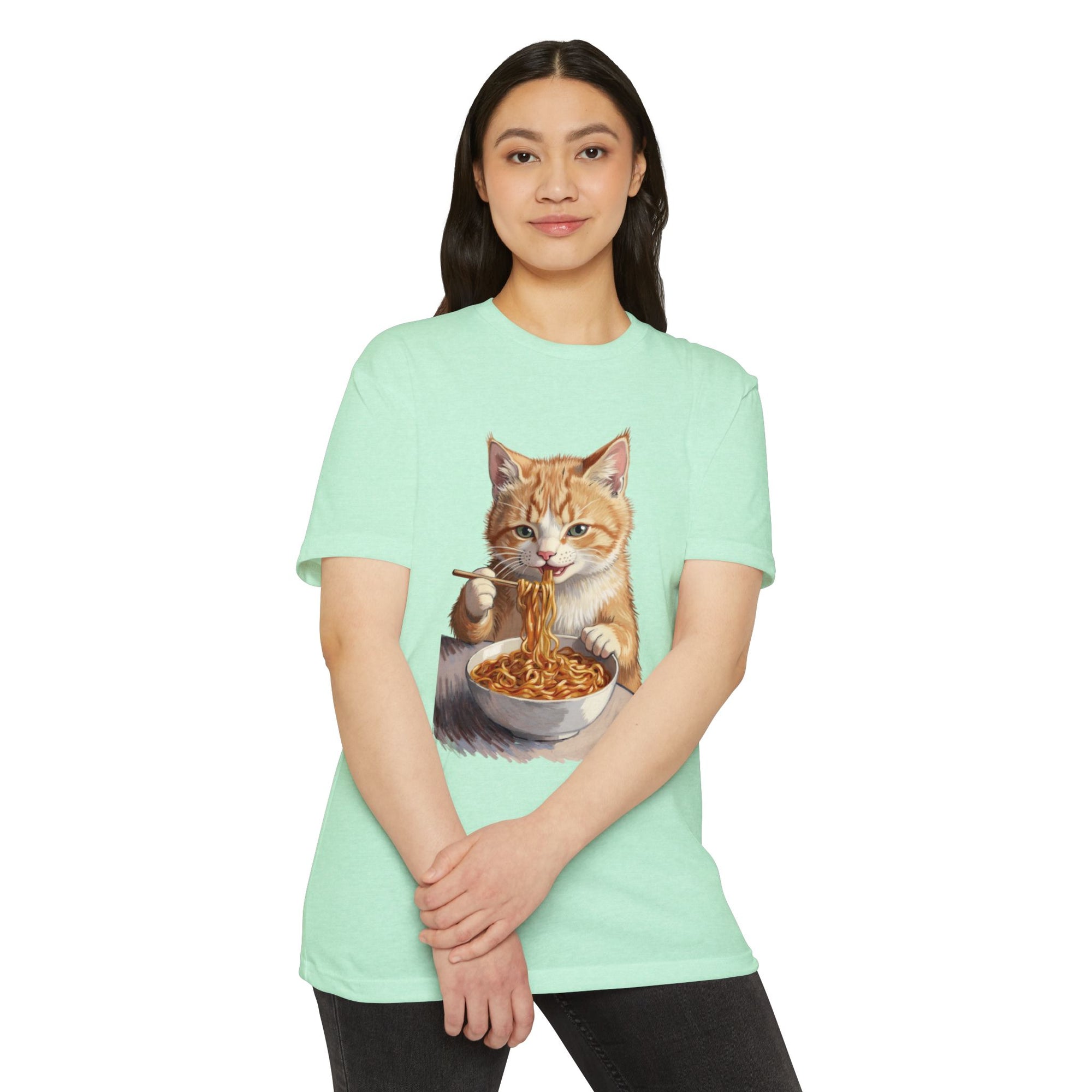 Noodle Cat T-Shirt – Retro Ramen