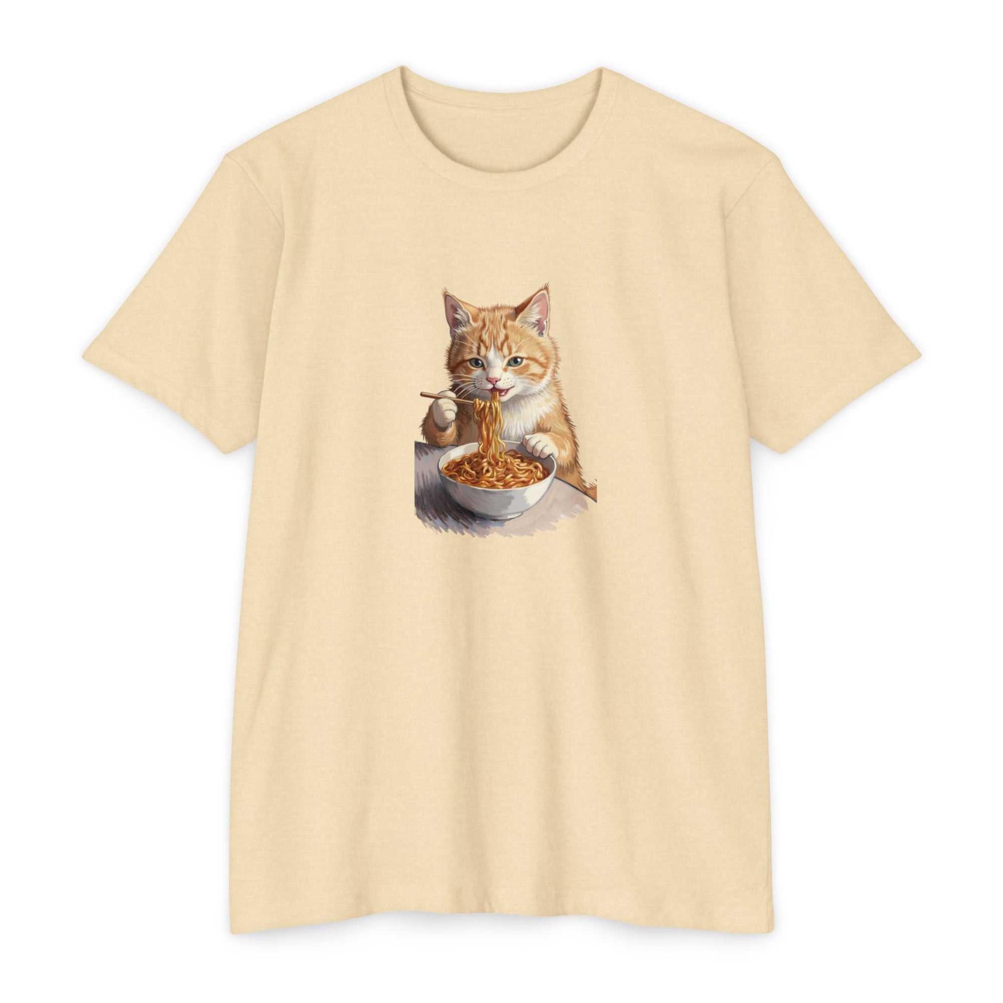 Alien Cat Noodle T-Shirt – Retro Ramen