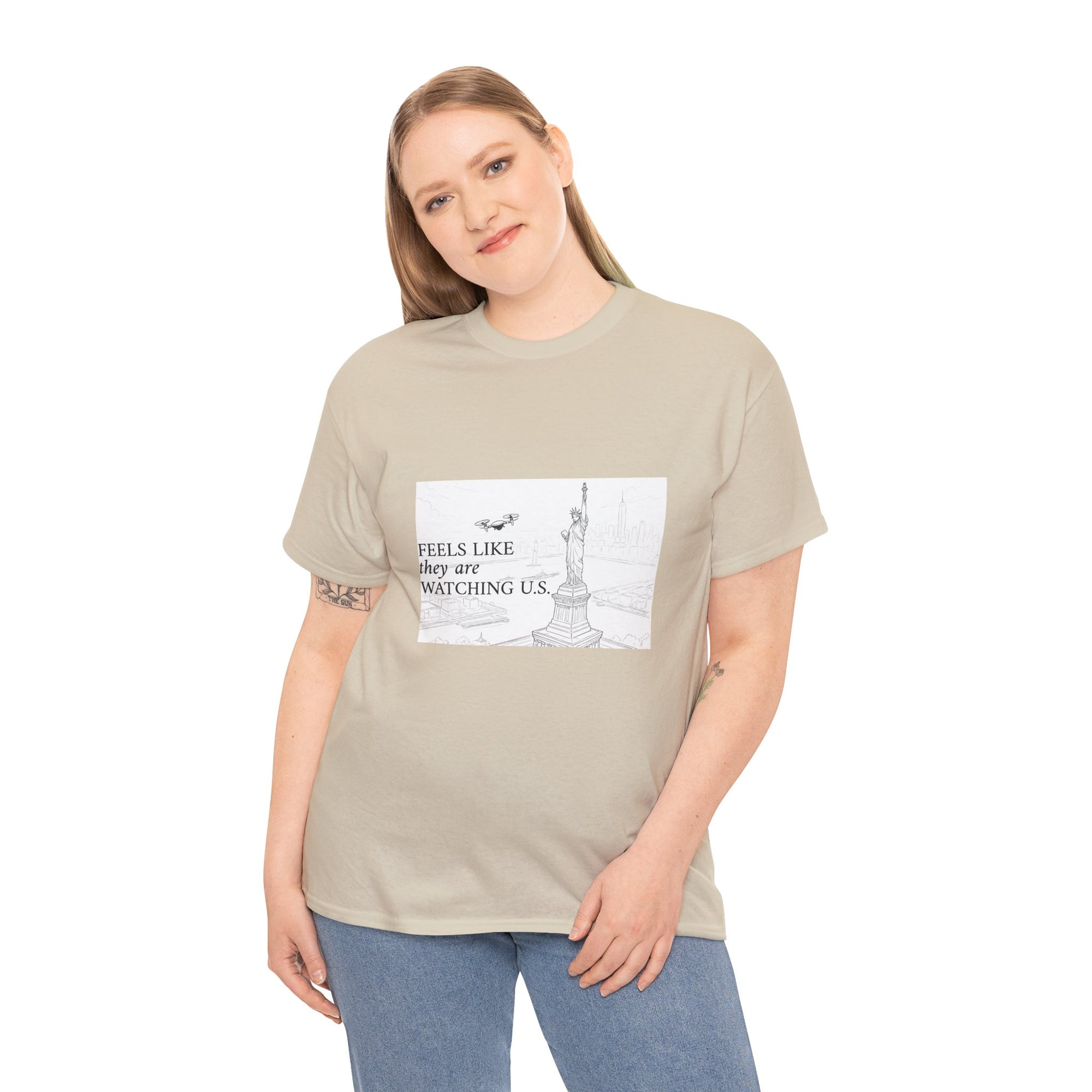 Feels Like They Are Watching US - Drones over NYC T-shirt