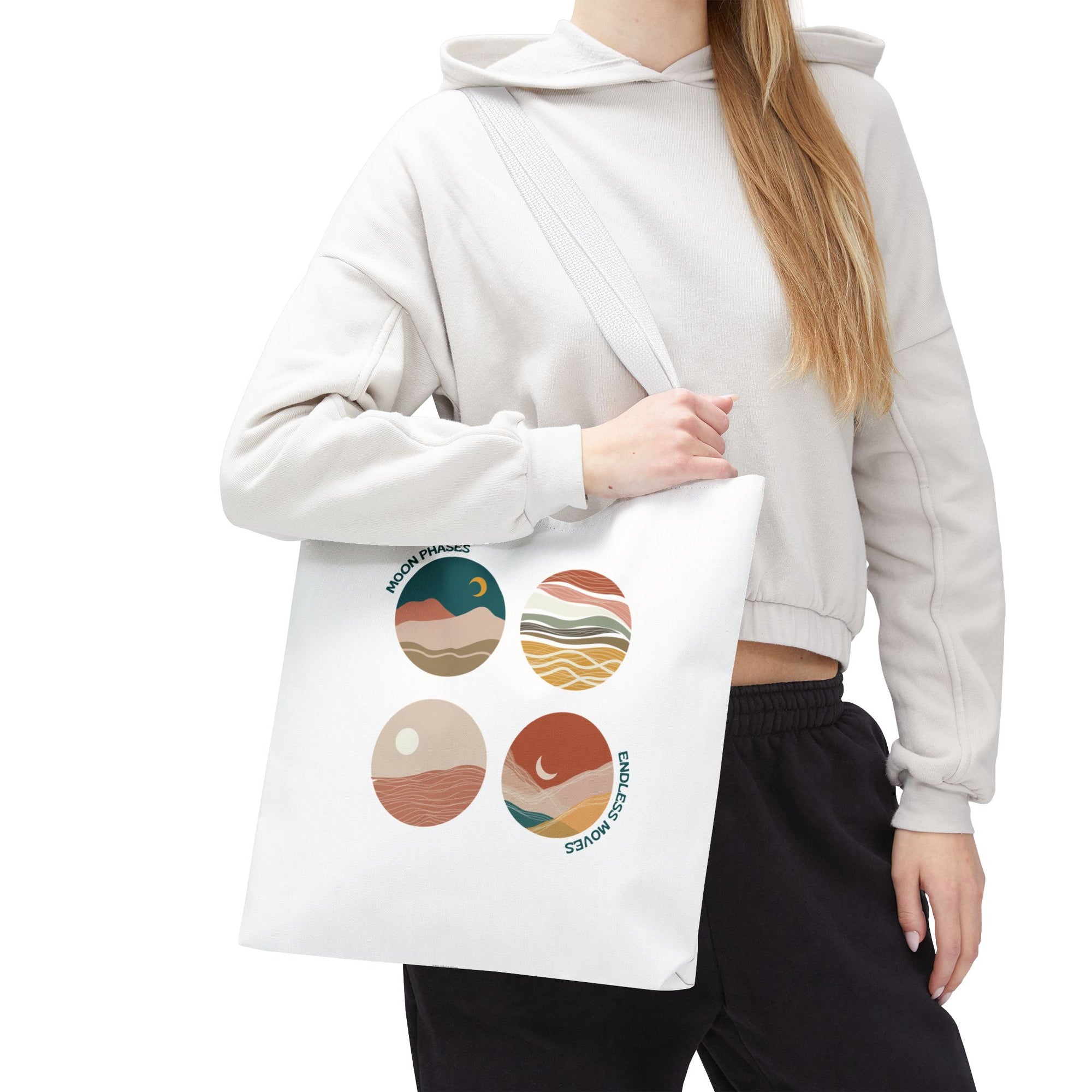 Moon Phases Astrology Lovers Tote Bag