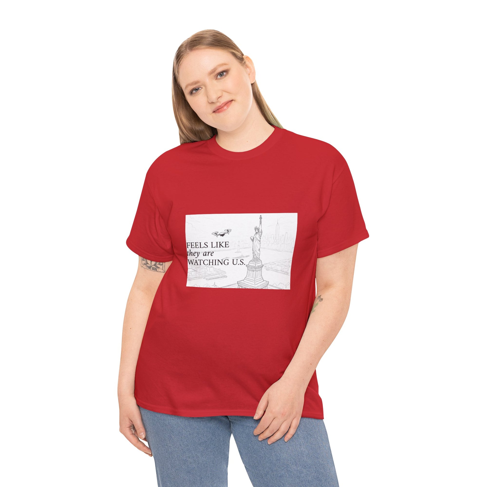 Feels Like They Are Watching US - Drones over NYC T-shirt