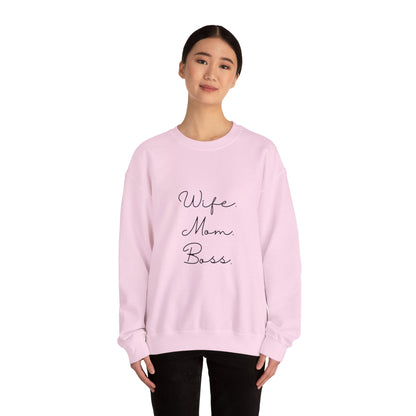 Wife Mom Boss Sweatshirt - Mother's Day Gift