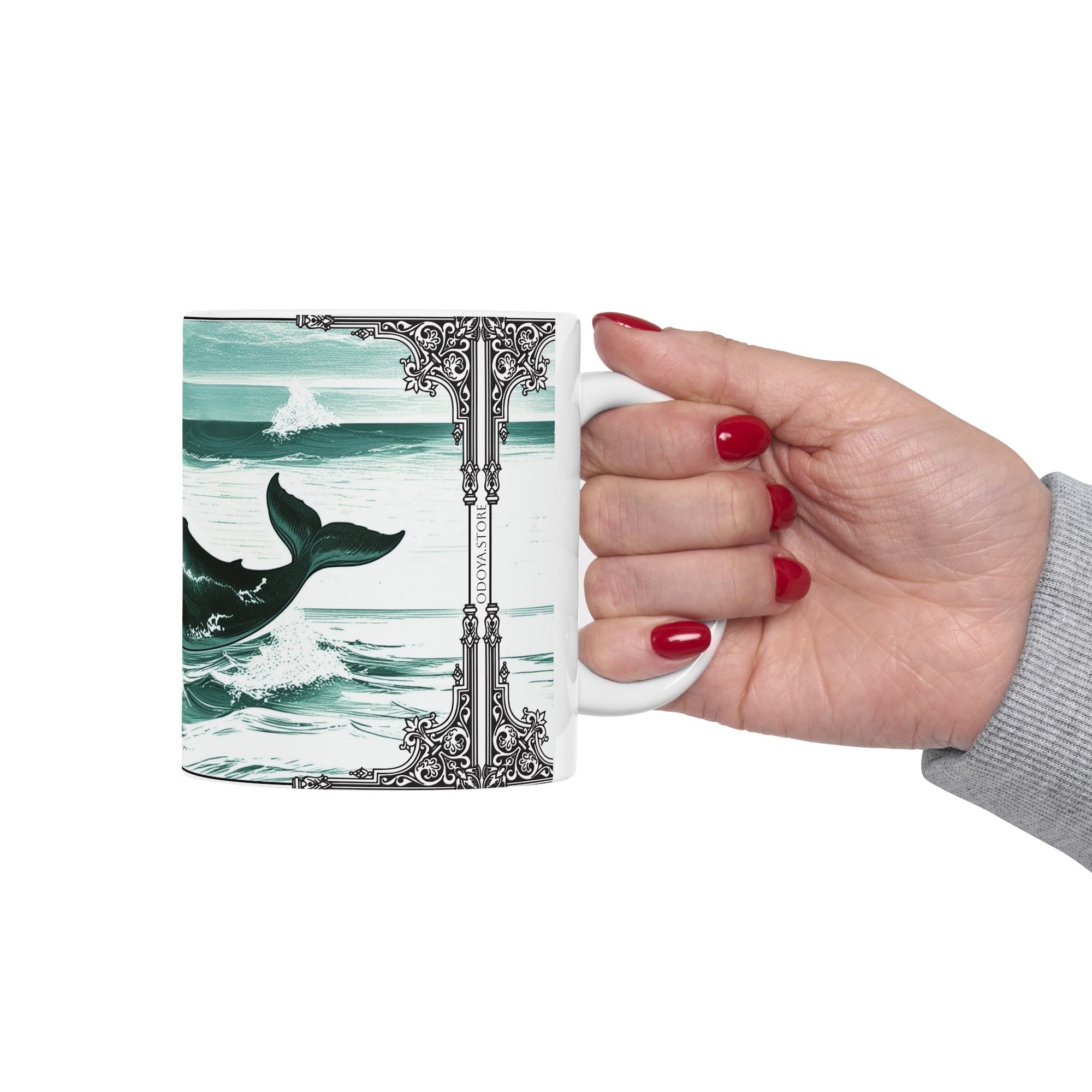 Whale Ceramic Mug - Summer Decoration - Father's Day Gift Idea