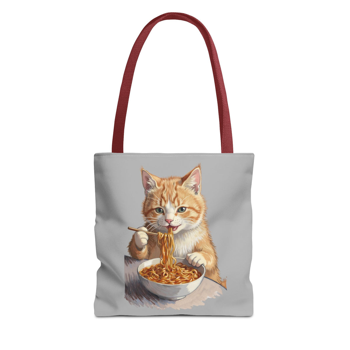 Alien Cat Noodle Tote Bag