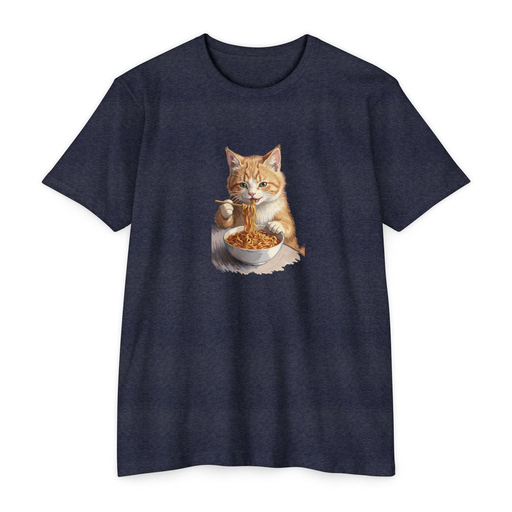 Alien Cat Noodle T-Shirt – Retro Ramen