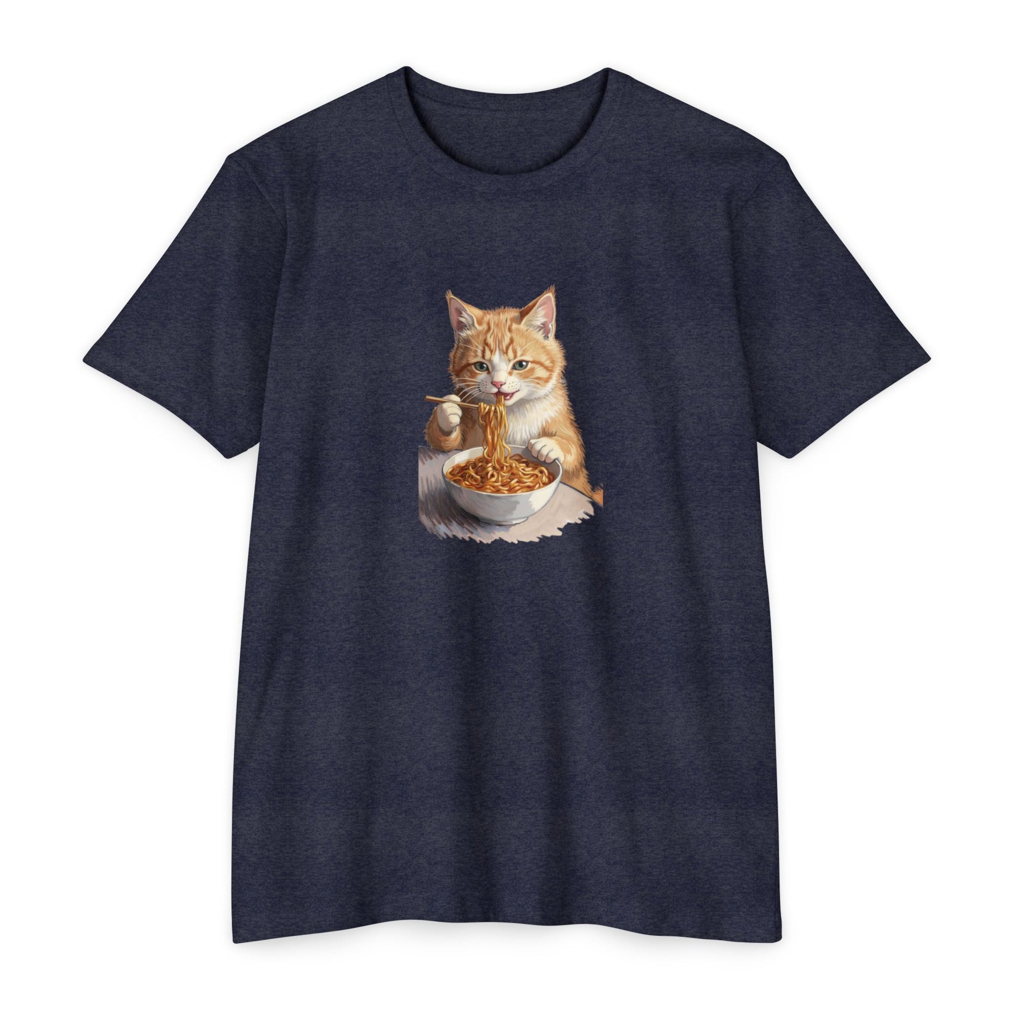 Alien Cat Noodle T-Shirt – Retro Ramen