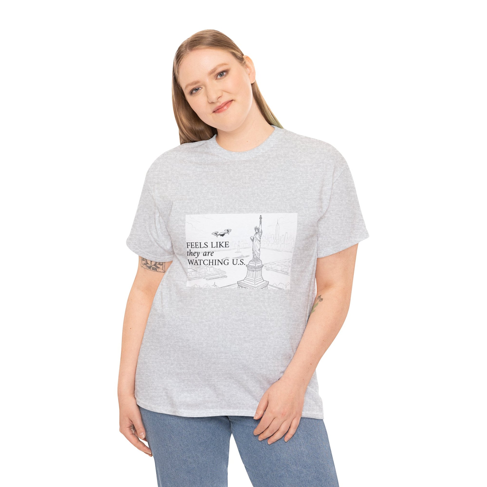 Feels Like They Are Watching US - Drones over NYC T-shirt