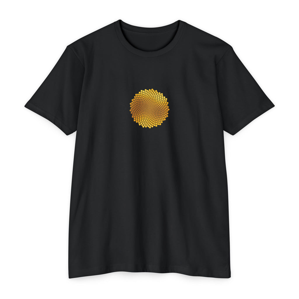 Sunflower Seeds Fibonacci Spirals T-Shirt
