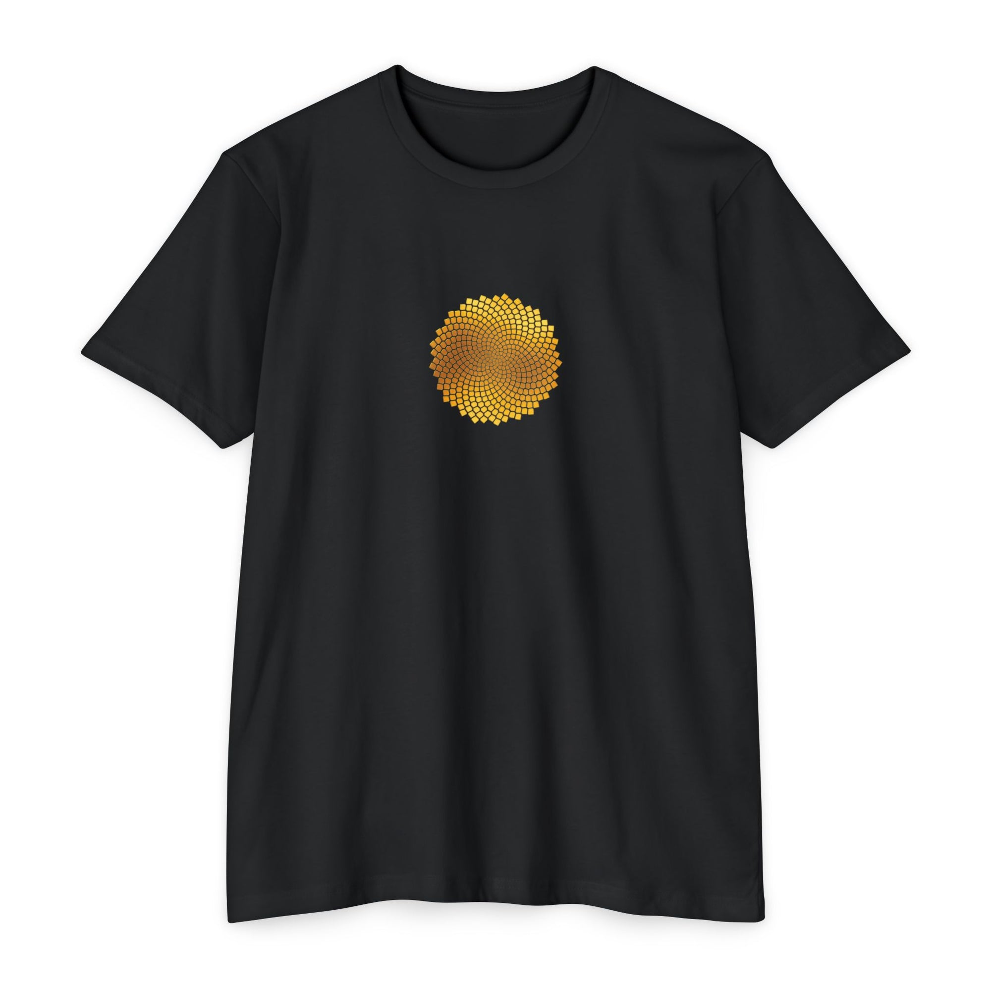 Sunflower Seeds Fibonacci Spirals T-Shirt