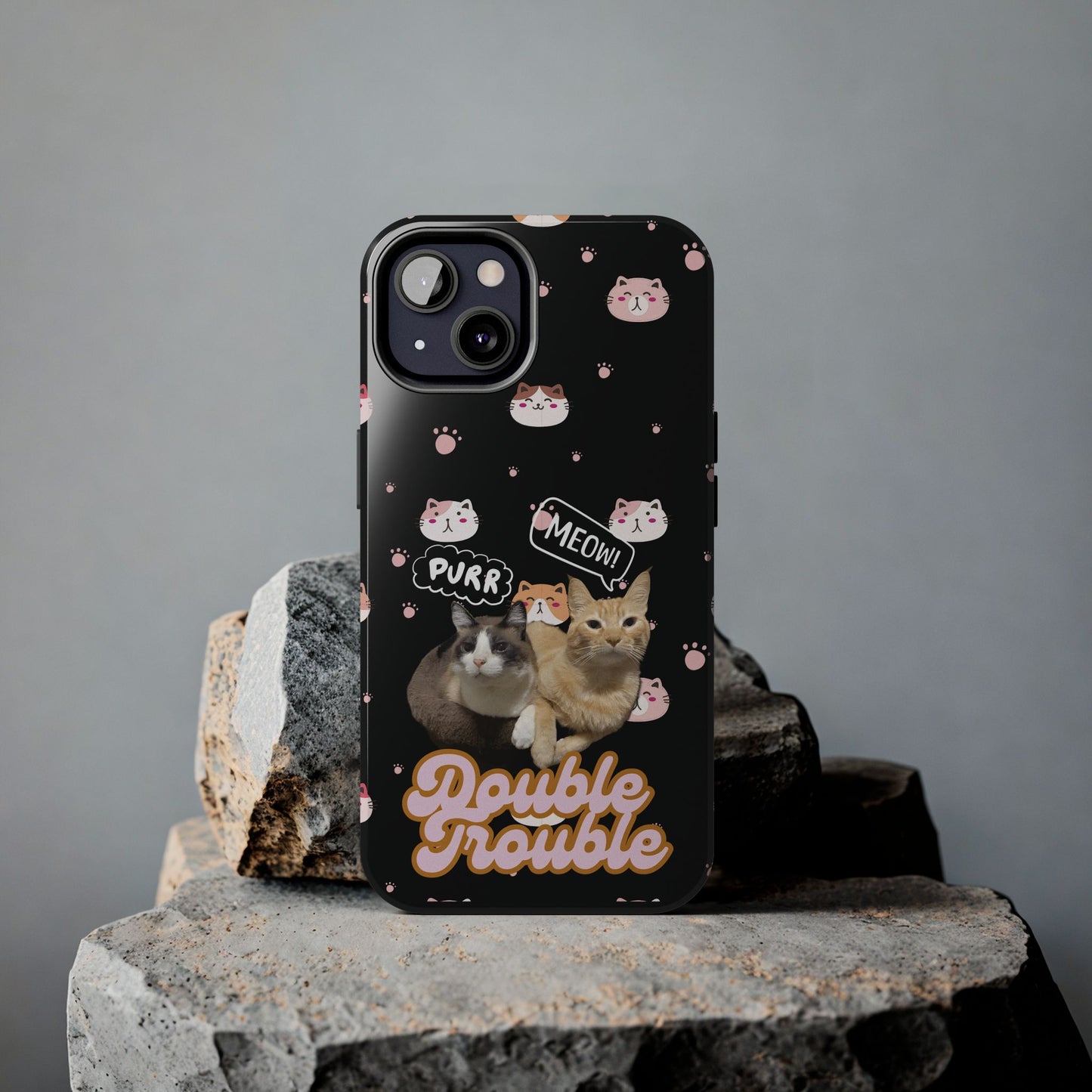 Phone Cases - Cat lovers - Black Design