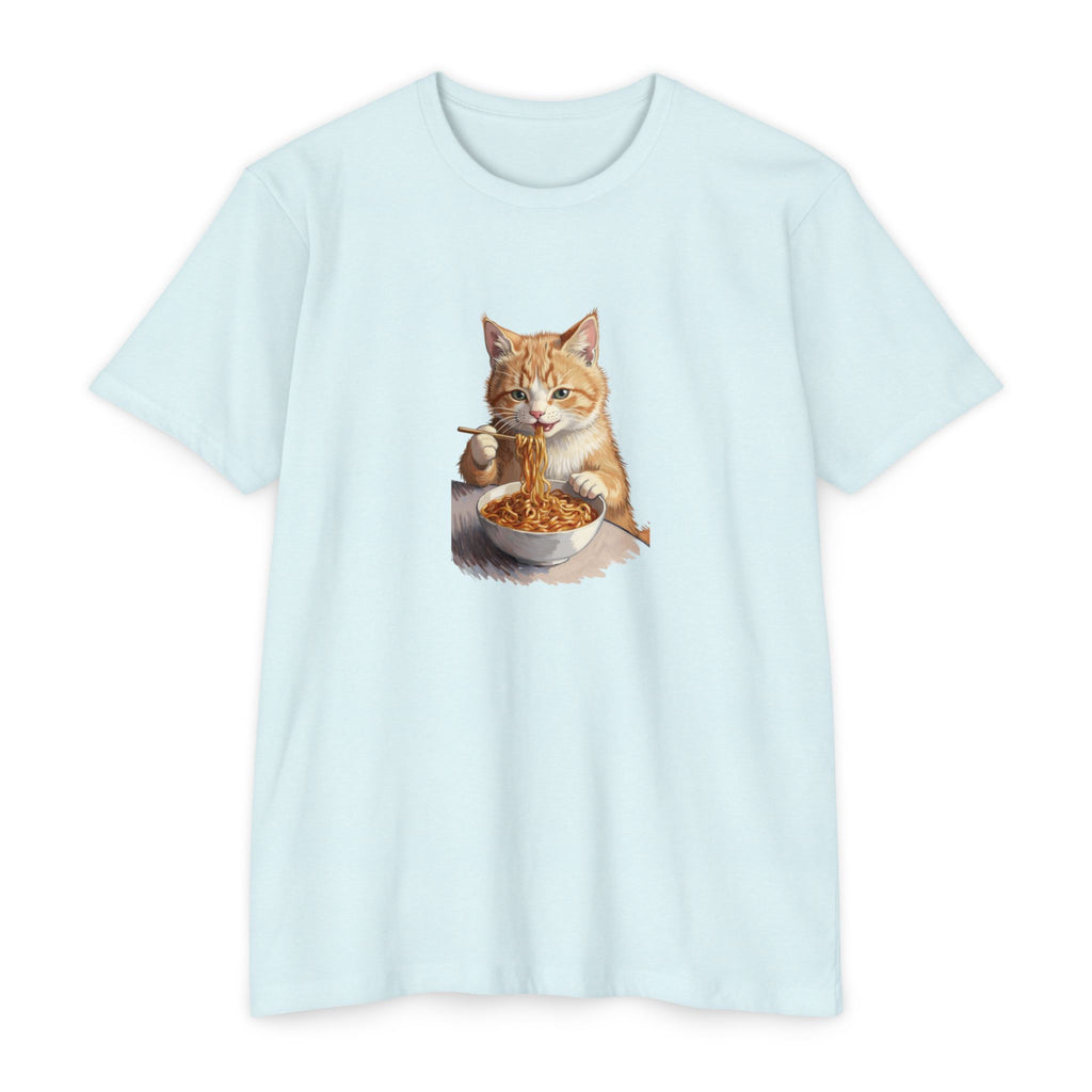 Alien Cat Noodle T-Shirt – Retro Ramen