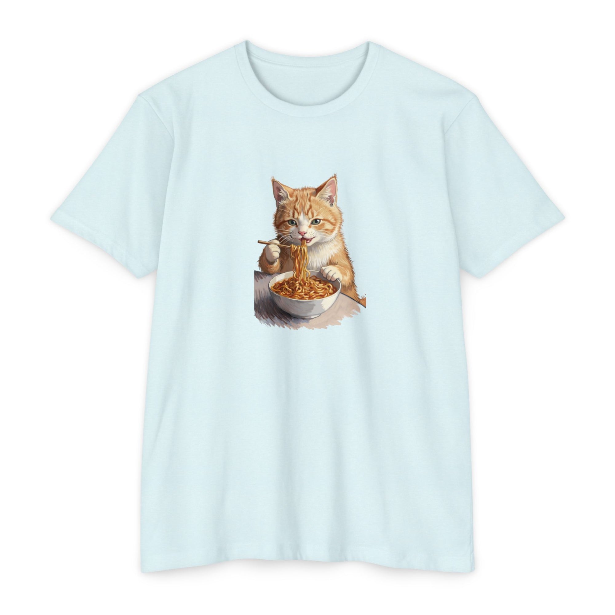 Alien Cat Noodle T-Shirt – Retro Ramen