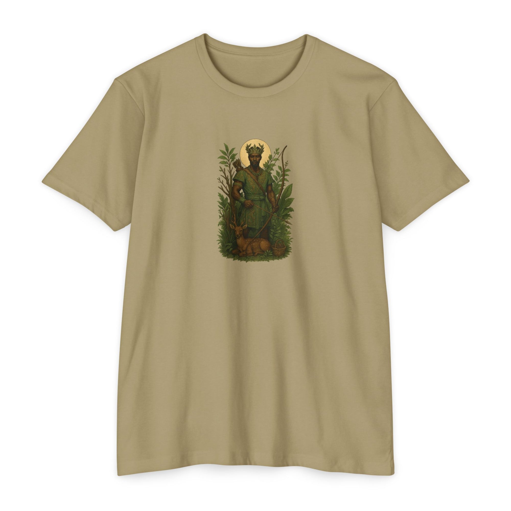 The Forest Spirit - Oshosi Orisha African Spirituality T-shirt
