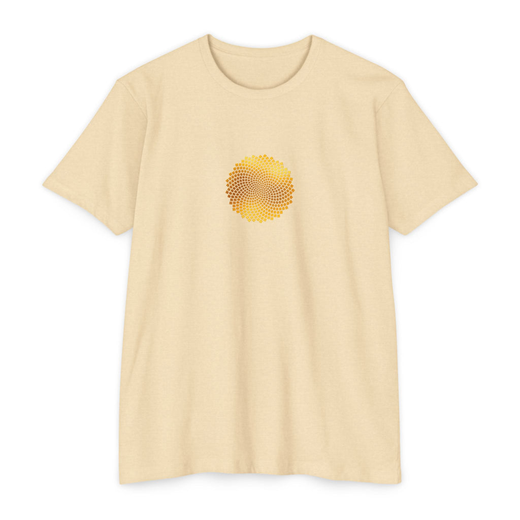 Sunflower Seeds Fibonacci Spirals T-Shirt