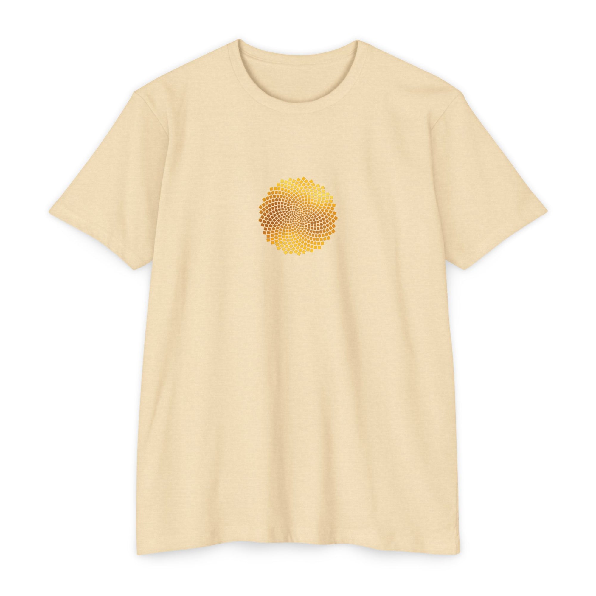 Sunflower Seeds Fibonacci Spirals T-Shirt
