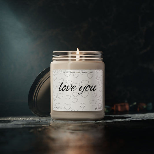 Love You Scented Soy Candle