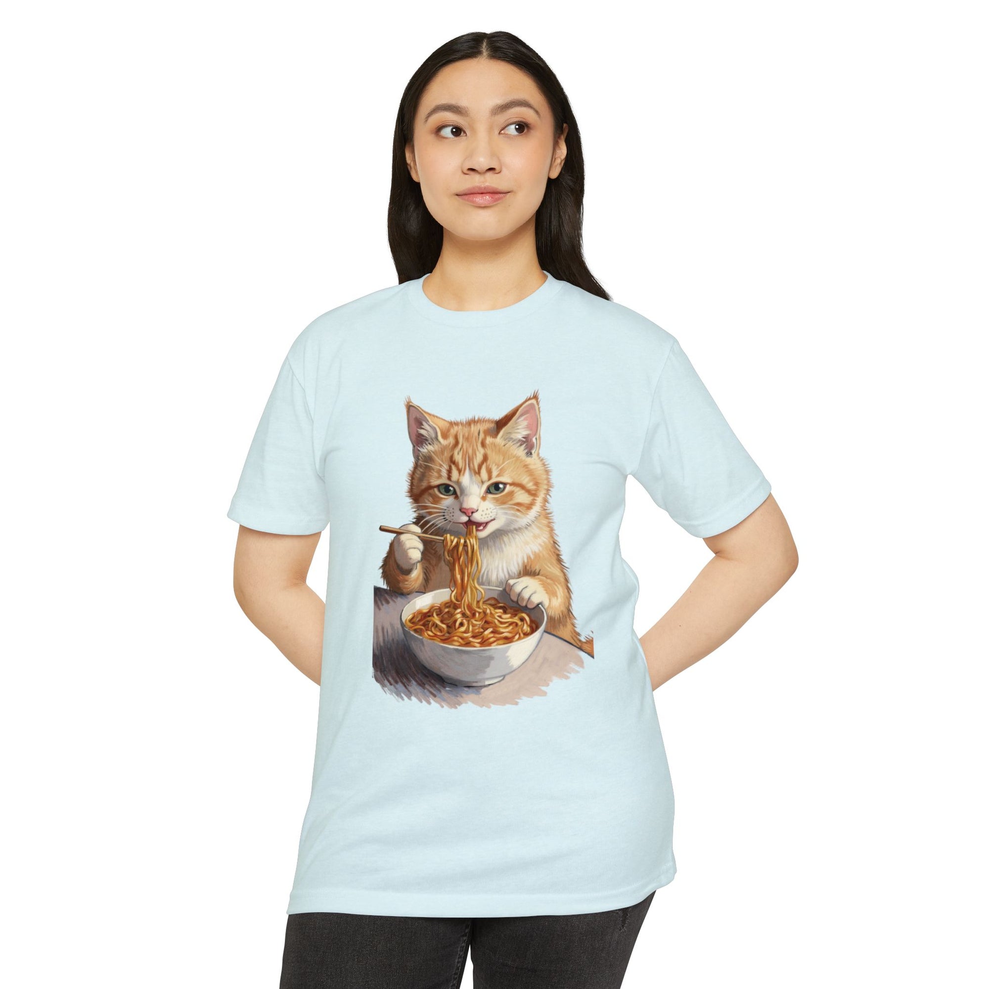 Noodle Cat T-Shirt – Retro Ramen