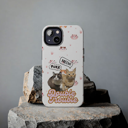 Phone Cases - Cat lovers - White Design