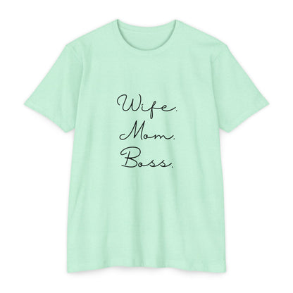 Wife Mom Boss T-Shirt – Bold Mother’s Day Gift for Empowered Women