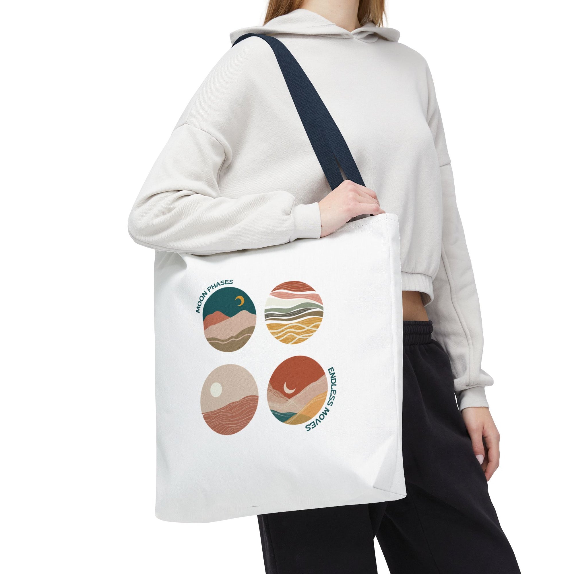 Moon Phases Astrology Lovers Tote Bag