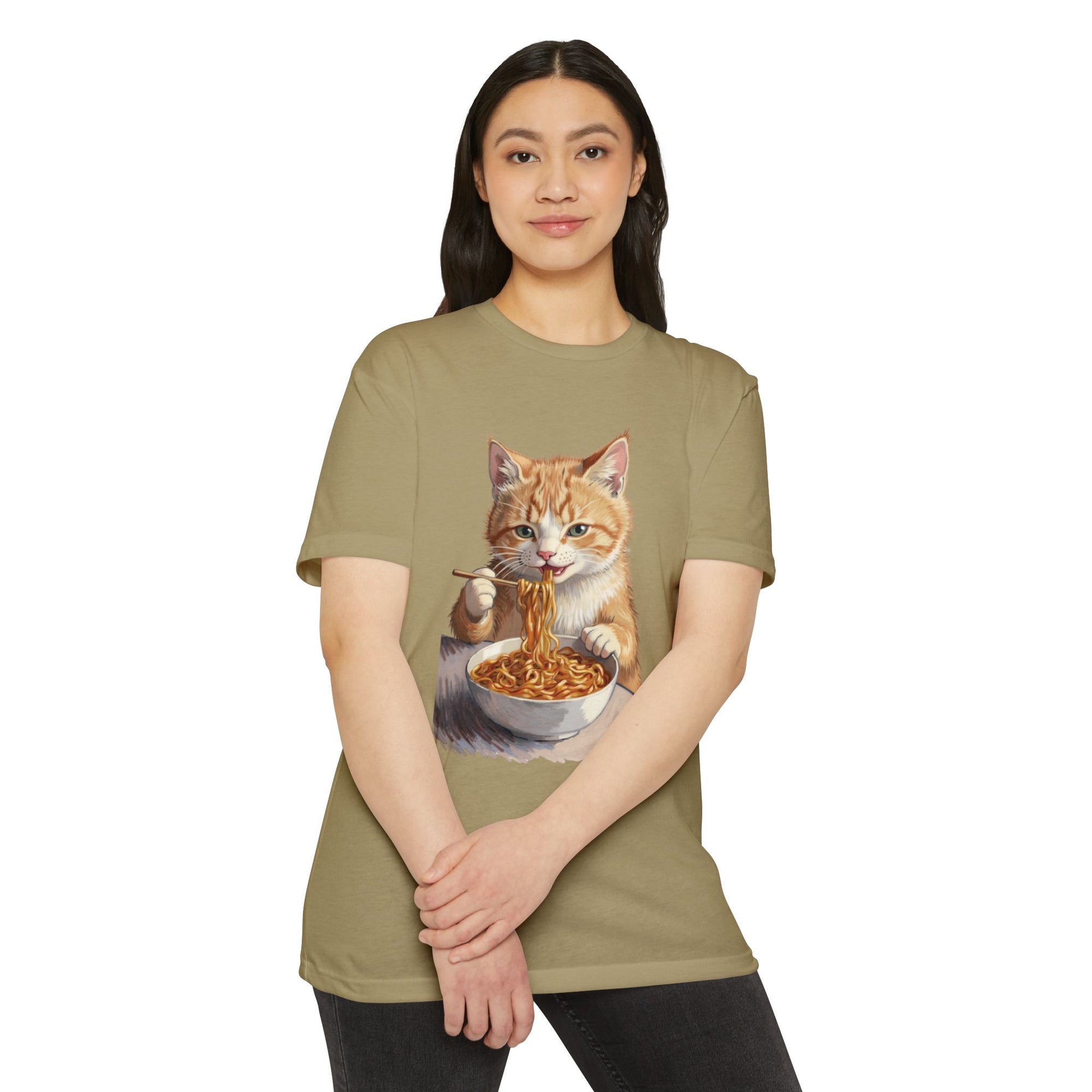 Noodle Cat T-Shirt – Retro Ramen